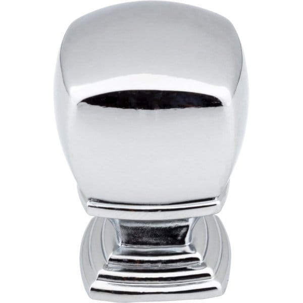 1 Overall Length  Polished Chrome Katharine Cabinet Knob